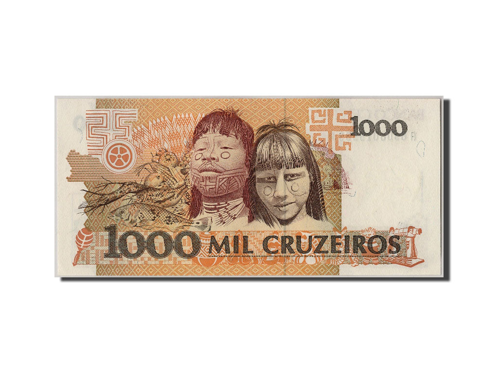 Banknote, Brazil, 1000 Cruzeiros, UNC(63)