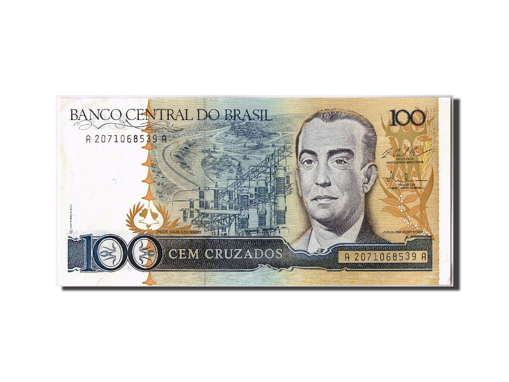 Banknote, Brazil, 100 Cruzados, UNC(60-62)