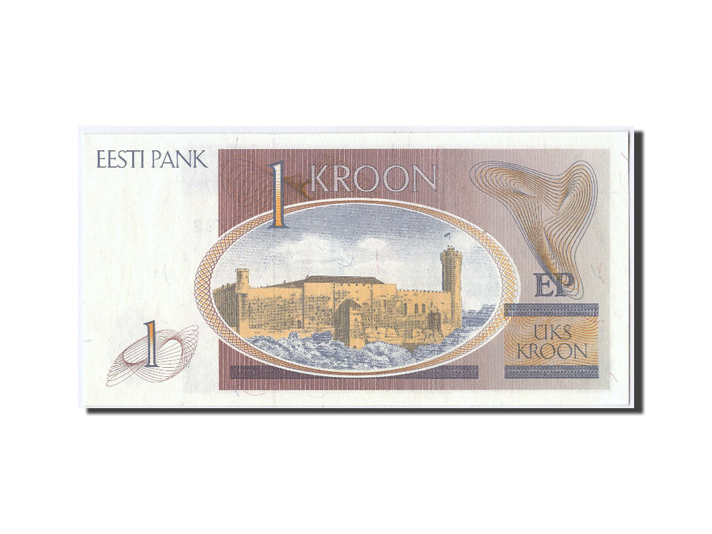 Banknot, Estonia, 1 Kroon, 1992, UNC(65-70)