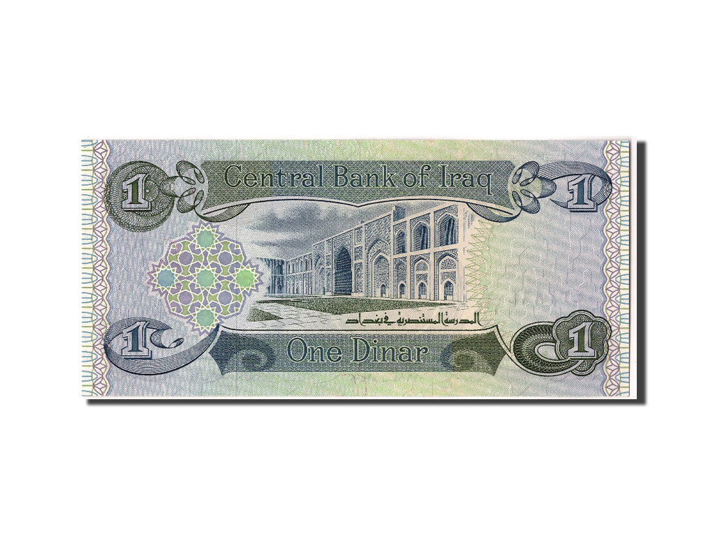 Banconote, Iraq, 1 Dinar, 1984, FDS