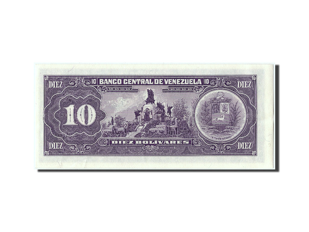 Geldschein, Venezuela, 10 Bolívares, 1990, 1990-05-31, UNZ-