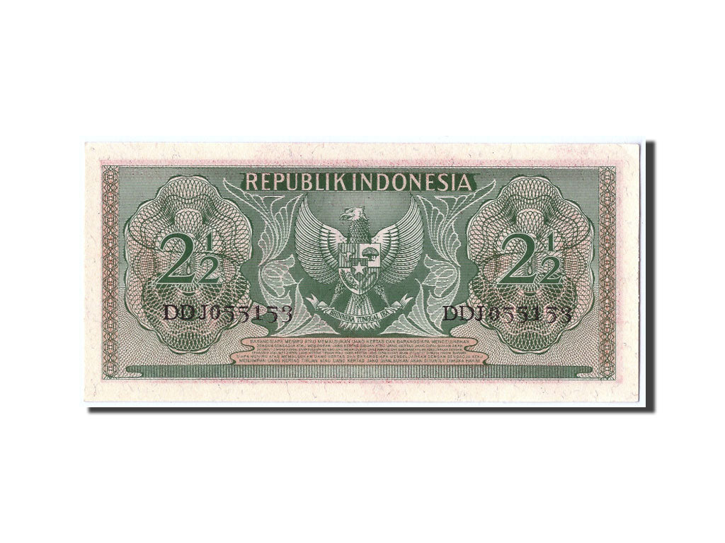 Geldschein, Indonesien, 2 1/2 Rupiah, 1956, UNZ-