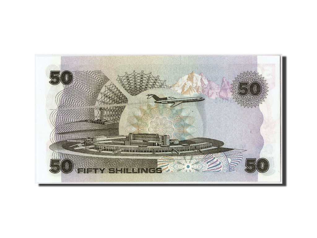 Billet, Kenya, 50 Shillings, 1986, 1986-09-14, NEUF