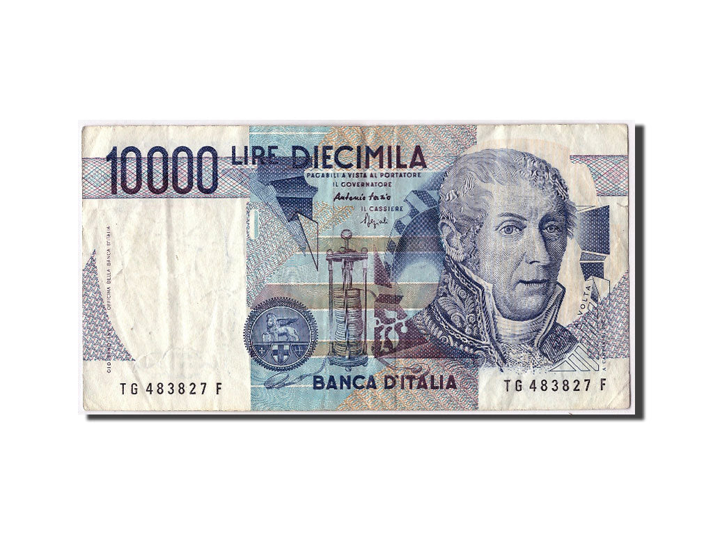 Banconote, Italia, 10,000 Lire, 1984, 1984-09-03, MB+