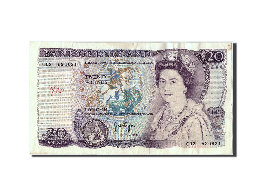 Banknote, Great Britain, 20 Pounds, EF(40-45)