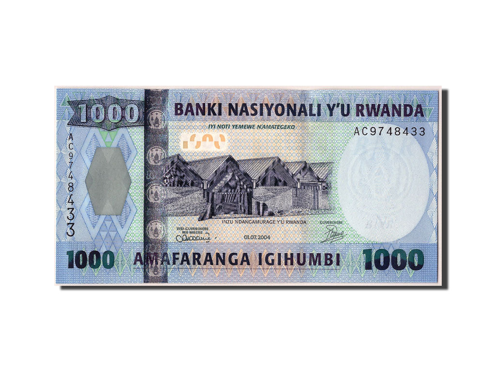 Banknote, Rwanda, 1000 Francs, 2004, 2004-07-01, UNC(63)