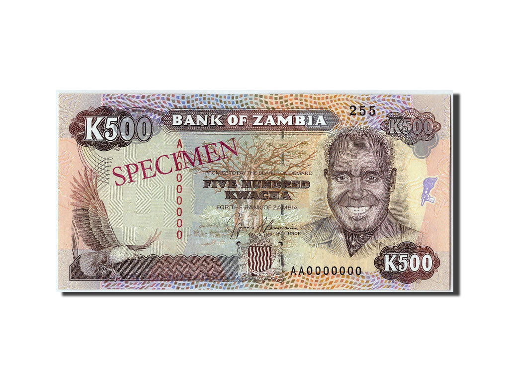 Banknote, Zambia, 500 Kwacha, UNC(65-70)