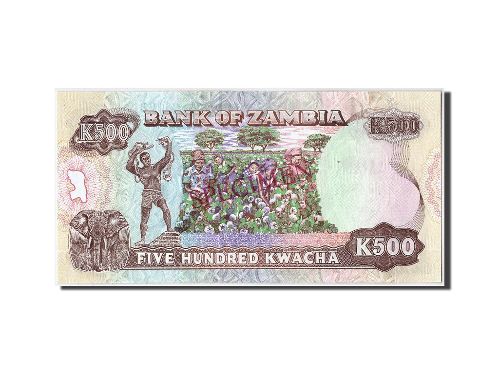 Banknote, Zambia, 500 Kwacha, UNC(65-70)
