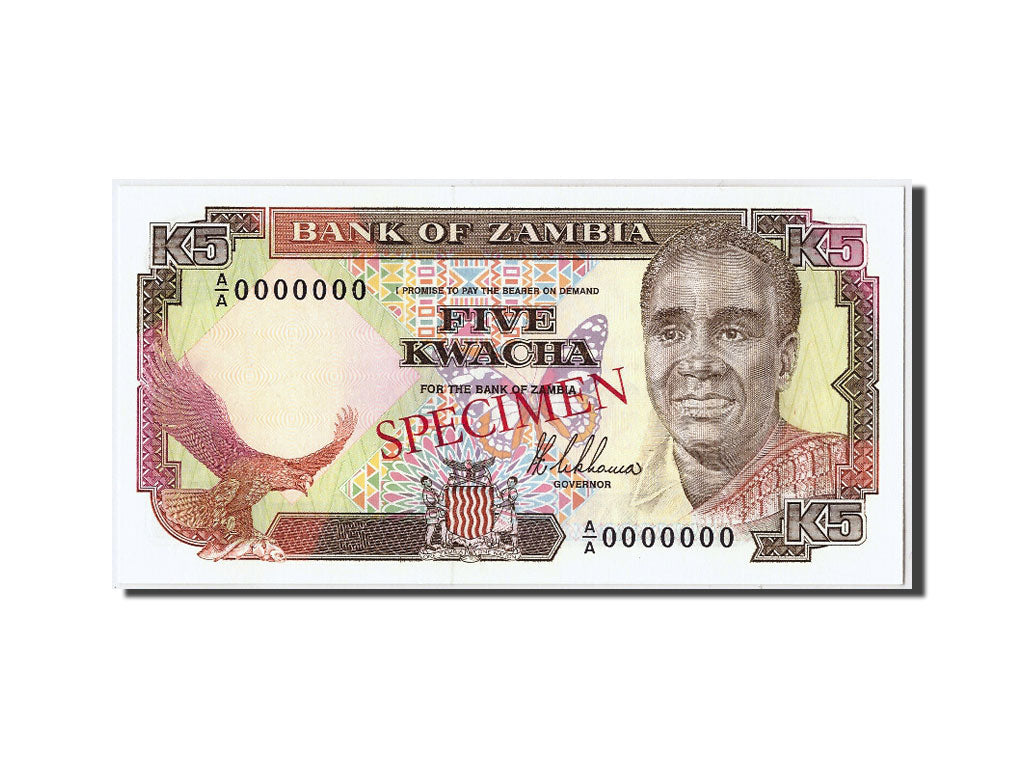 Banknote, Zambia, 5 Kwacha, UNC(65-70)