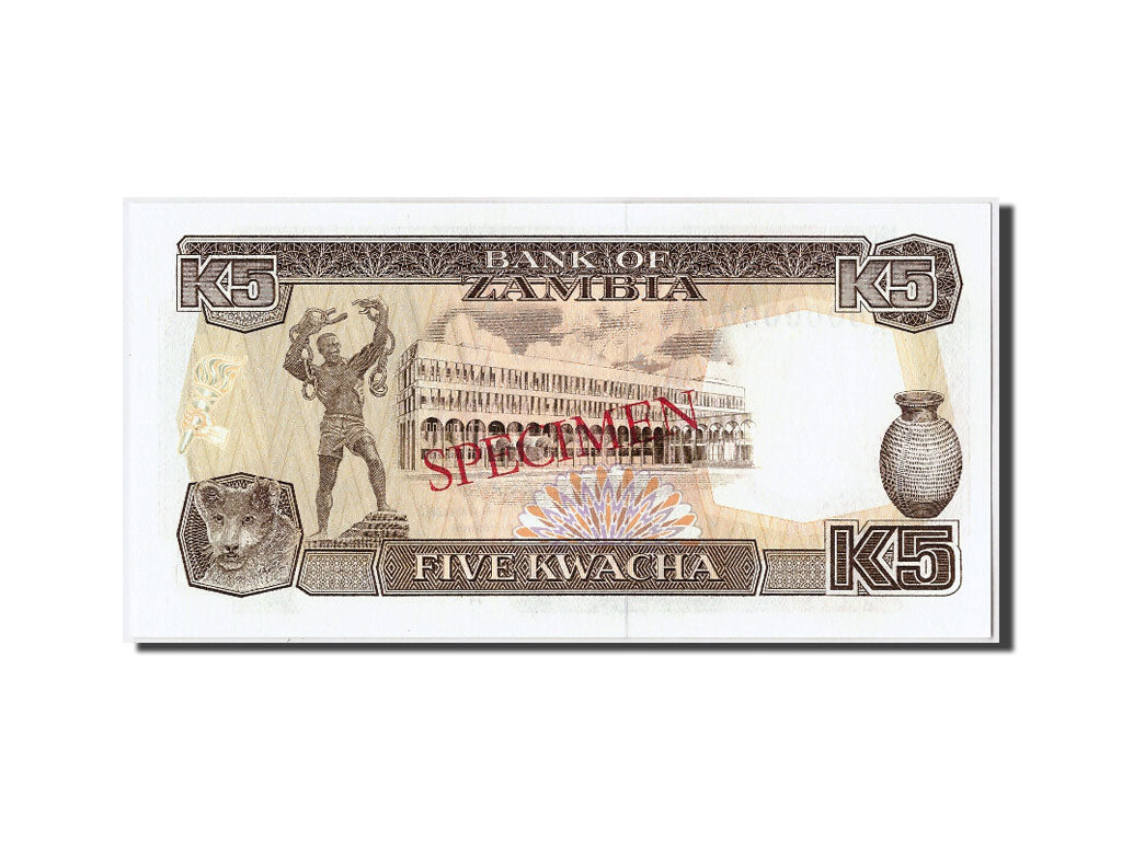 Banknote, Zambia, 5 Kwacha, UNC(65-70)