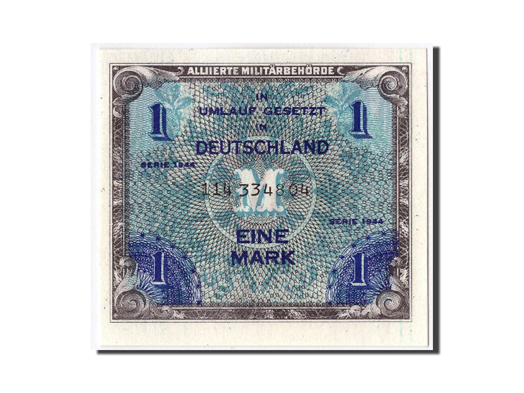 Biljet, Duitsland, 1 Mark, 1944, NIEUW