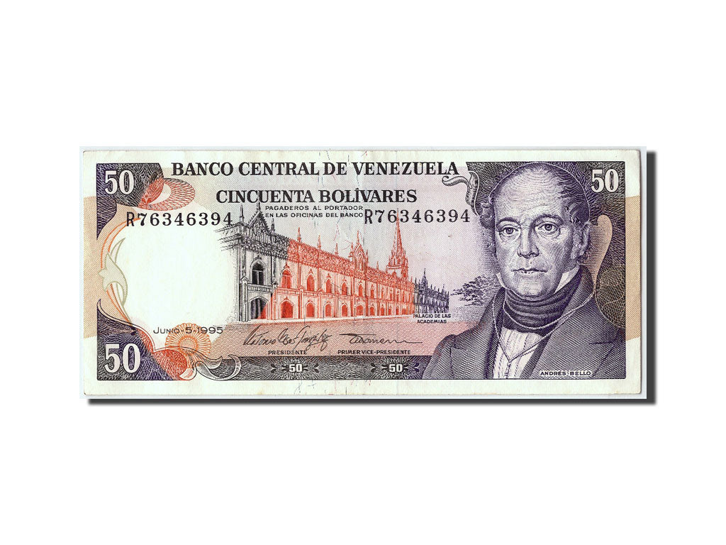 Geldschein, Venezuela, 50 Bolivares, 1995, 1995-06-05, VZ
