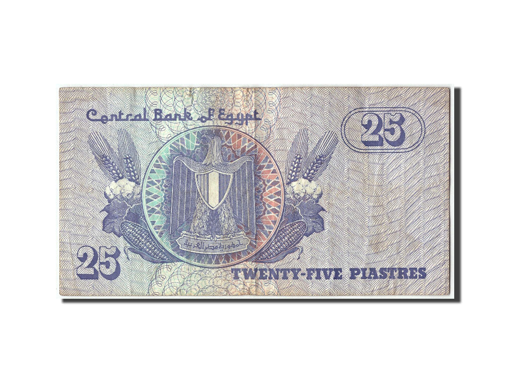 Banconote, Egitto, 25 Piastres, MB