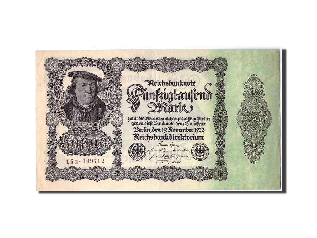 Billete, 50,000 Mark, 1922, Alemania, 1922-11-19, EBC