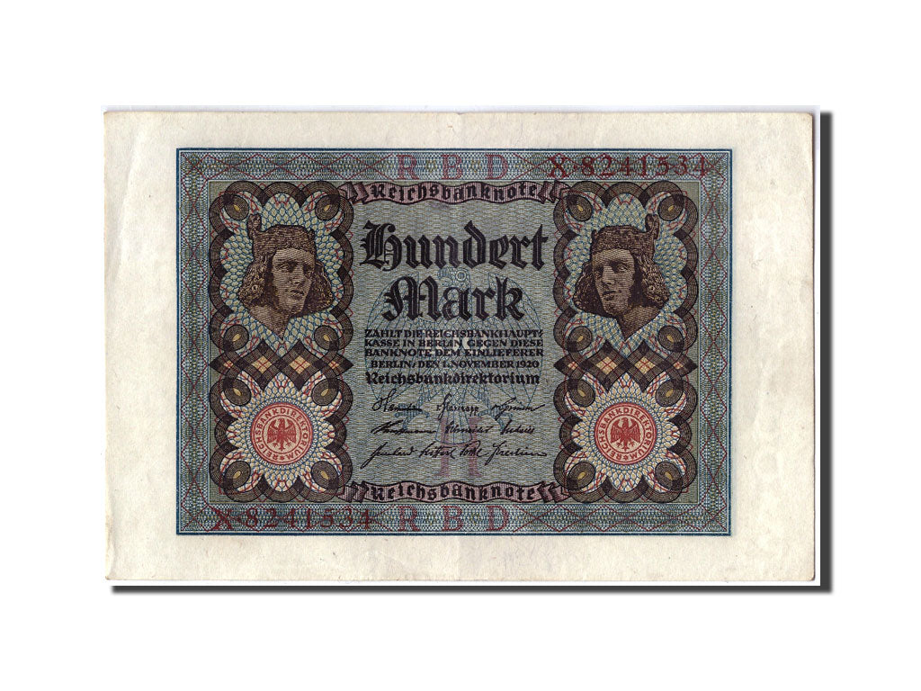 Billete, 100 Mark, 1920, Alemania, 1920-11-01, EBC