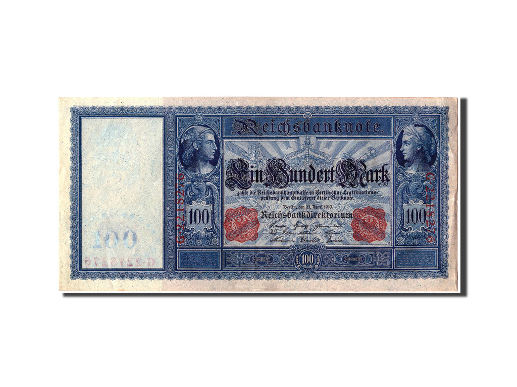 Geldschein, Deutschland, 100 Mark, 1910, 1910-04-21, SS+