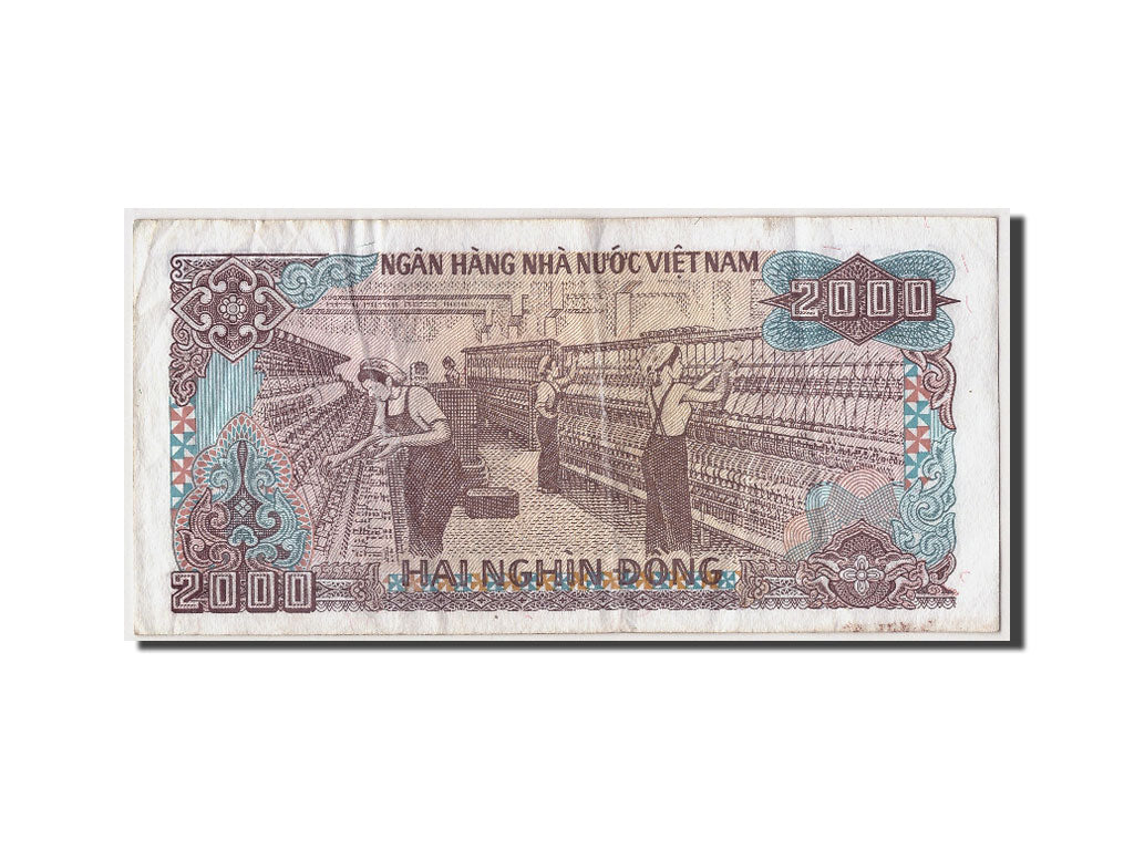 Geldschein, Viet Nam, 2000 Dông, 1988, S+