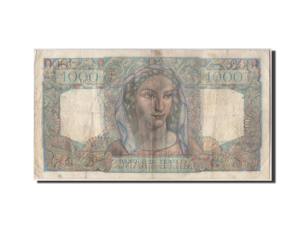 Banconote, Francia, 1000 Francs, 1 000 F 1945-1950 ''Minerve et Hercule'', 1946
