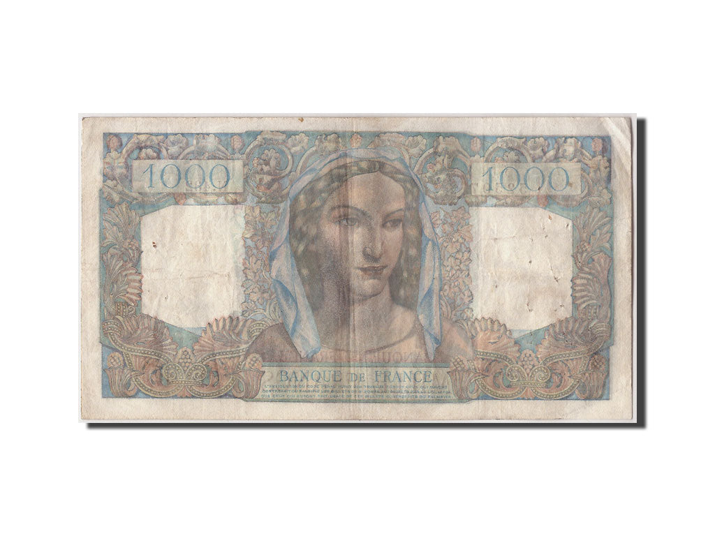 Banconote, Francia, 1000 Francs, 1 000 F 1945-1950 ''Minerve et Hercule'', 1948