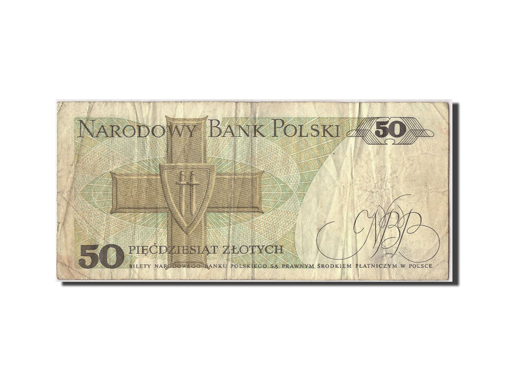 Biljet, Polen, 50 Zlotych, 1988, 1988-12-01, B+