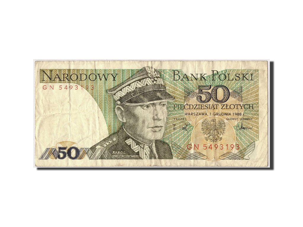 Banknote, Poland, 50 Zlotych, 1988, 1988-12-01, VF(30-35)
