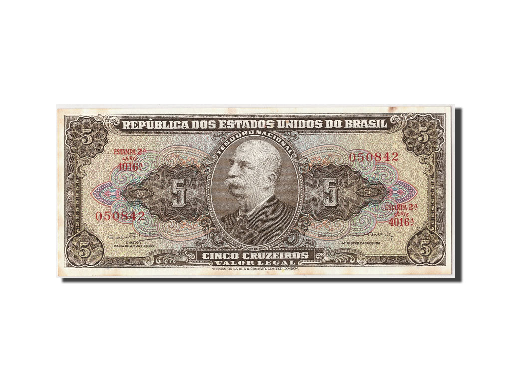 Banknote, Brazil, 5 Cruzeiros, UNC(63)