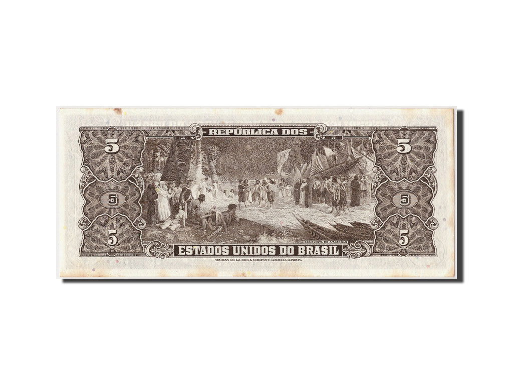 Banknote, Brazil, 5 Cruzeiros, UNC(63)