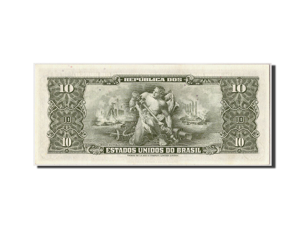 Banknote, Brazil, 1 Centavo on 10 Cruzeiros, UNC(65-70)