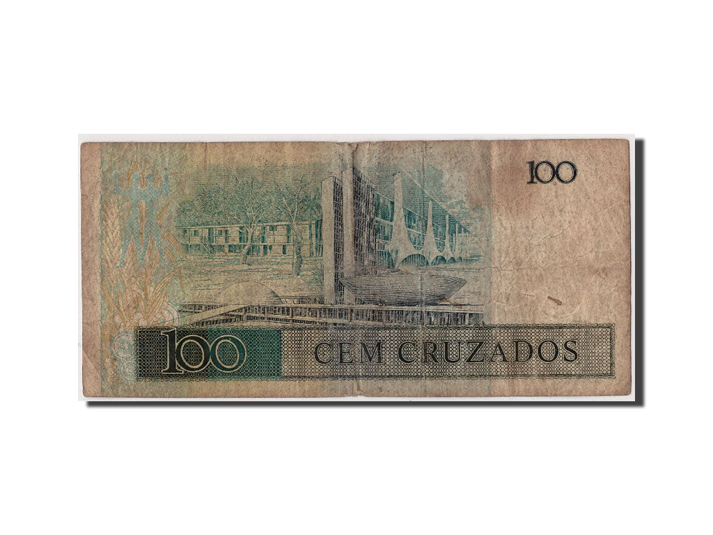 Billete, 100 Cruzados, Brasil, RC+