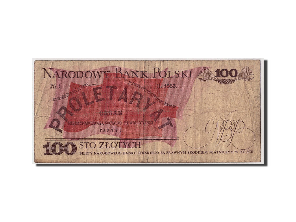 Banknote, Poland, 100 Zlotych, 1982, 1982-06-01, F(12-15)