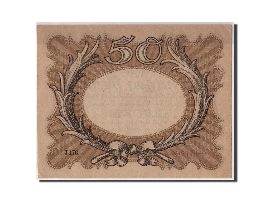 Billet, Allemagne, 50 Mark, 1918, 1918-11-30, TTB+