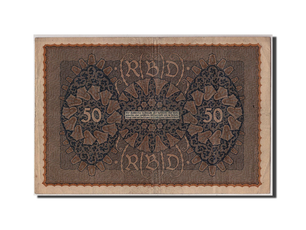 Billet, Allemagne, 50 Mark, 1919, 1919-06-24, TB+