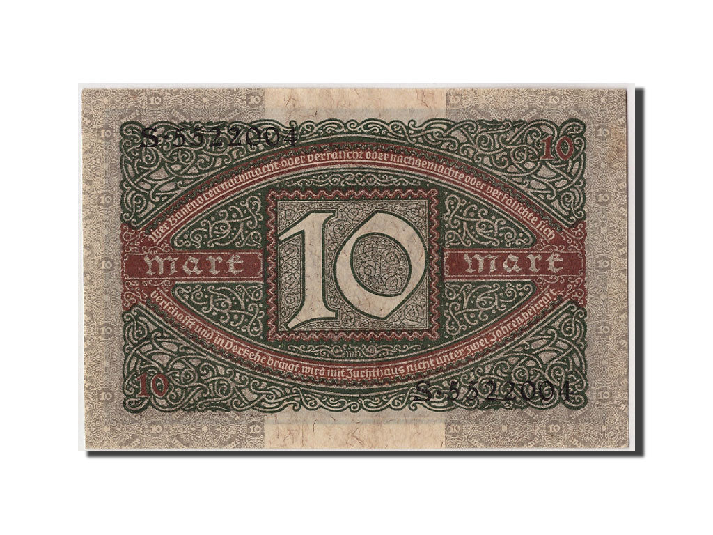 Billete, 10 Mark, 1920, Alemania, 1920-02-06, EBC