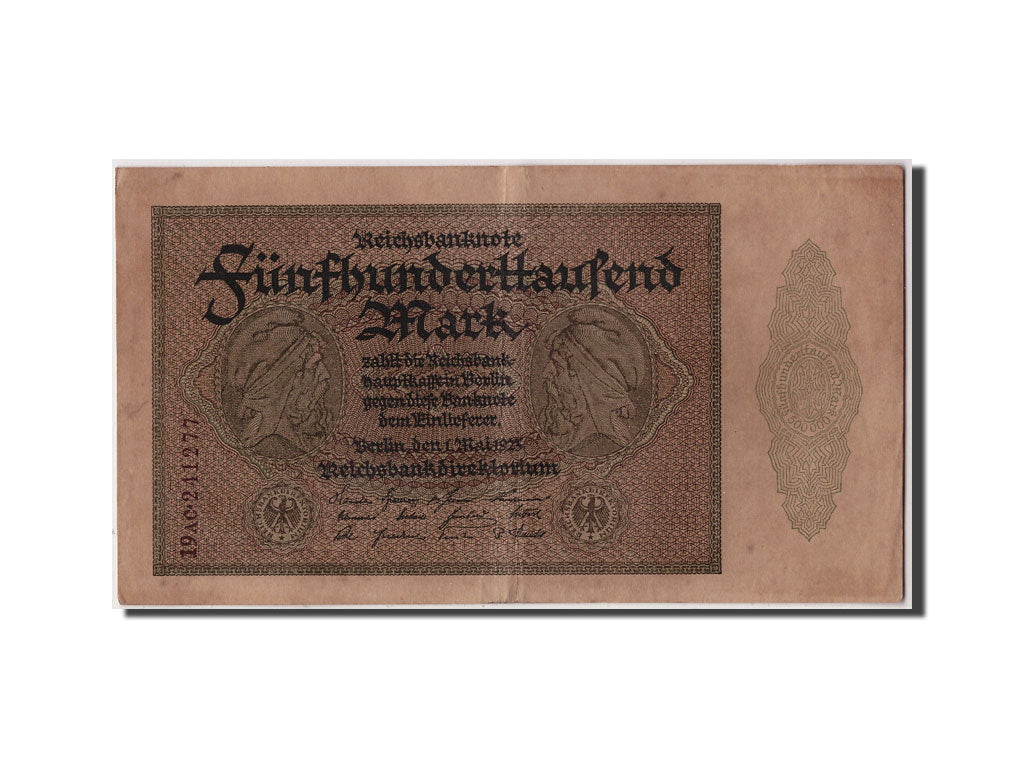 Billete, 500,000 Mark, 1923, Alemania, 1923-03-01, MBC