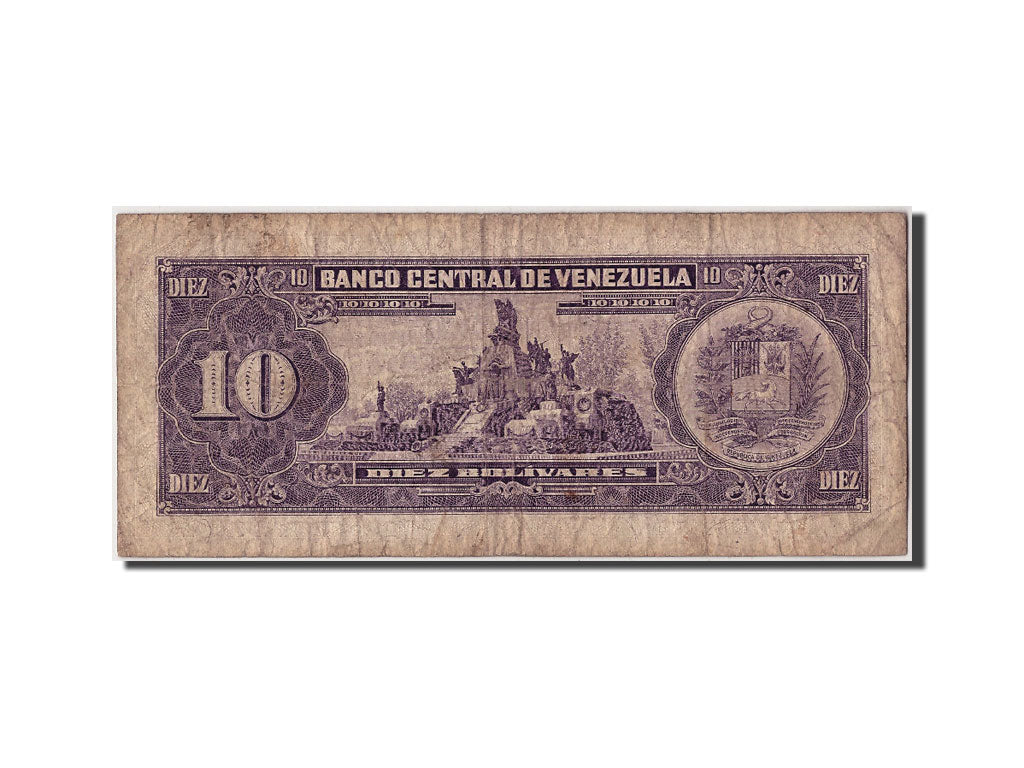 Geldschein, Venezuela, 10 Bolívares, 1988, 1988-11-03, SGE+