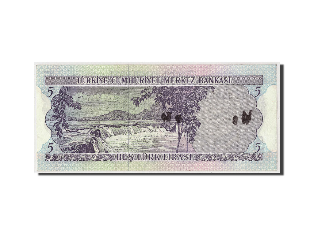Billet, Turquie, 5 Lira, SUP