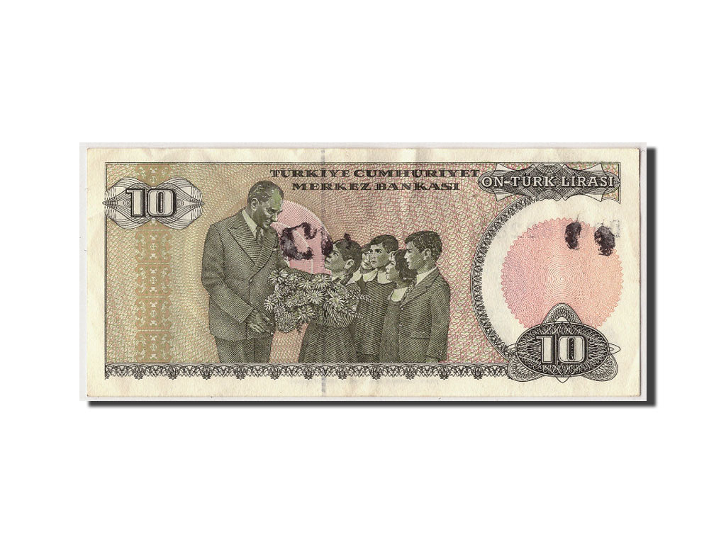 Geldschein, Türkei, 10 Lira, SS+