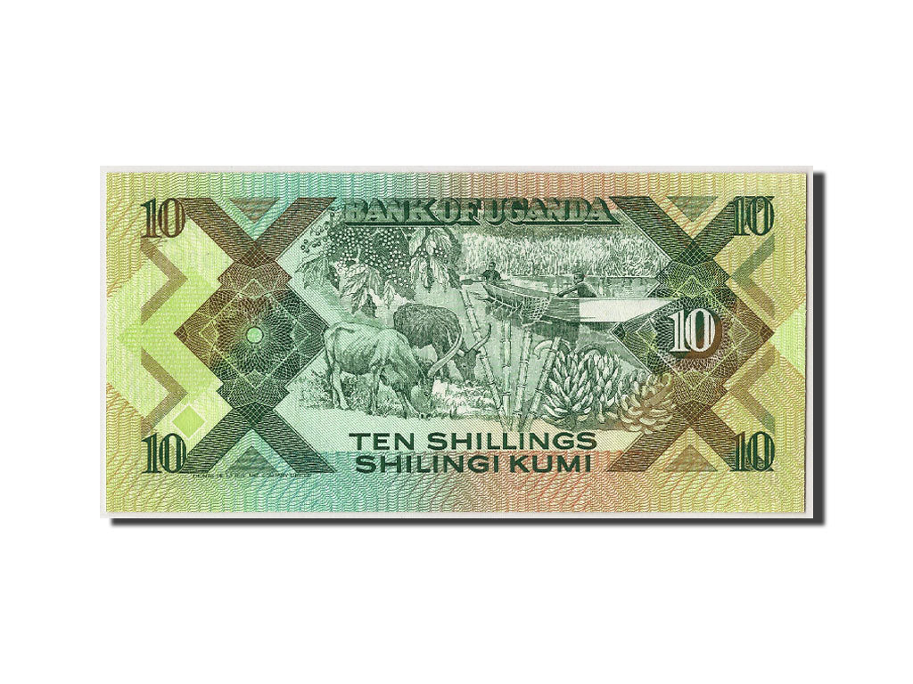 Banknote, Uganda, 10 Shillings, 1987, UNC(65-70)