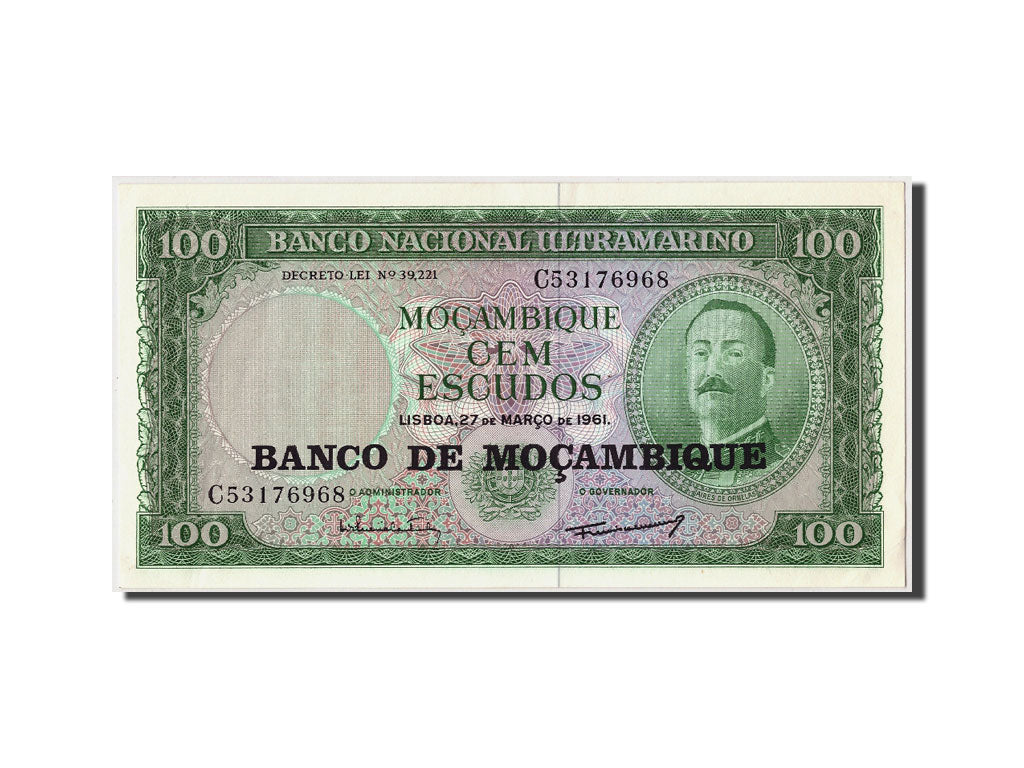 Banknot, Mozambik, 100 Escudos, UNC(60-62)