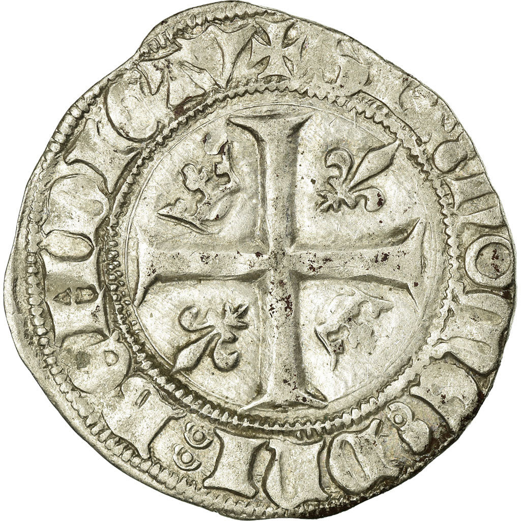 Coin, France, Blanc, Tours, AU(50-53), Billon, Duplessy:377A