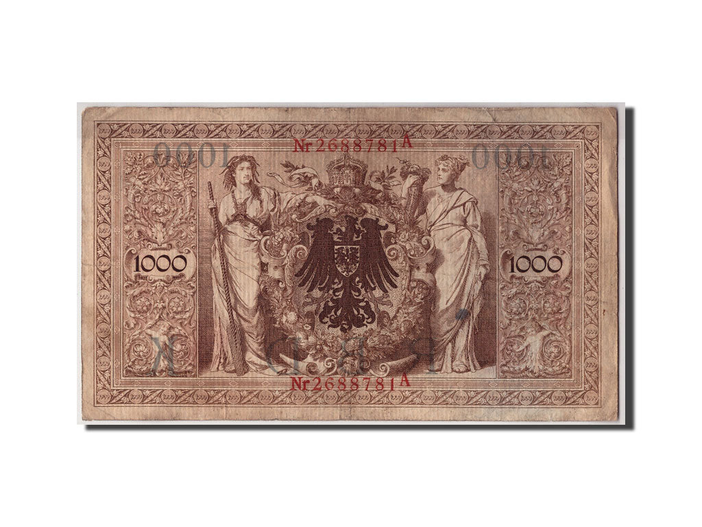 Banconote, Germania, 1000 Mark, 1910, 1910-04-21, MB
