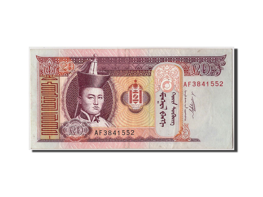 Banknote, Mongolia, 20 Tugrik, 2009, EF(40-45)