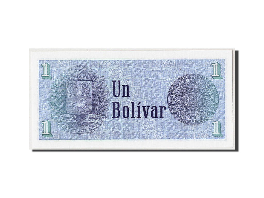 Biljet, Venezuela, 1 Bolivar, 1989, 1989-10-05, NIEUW