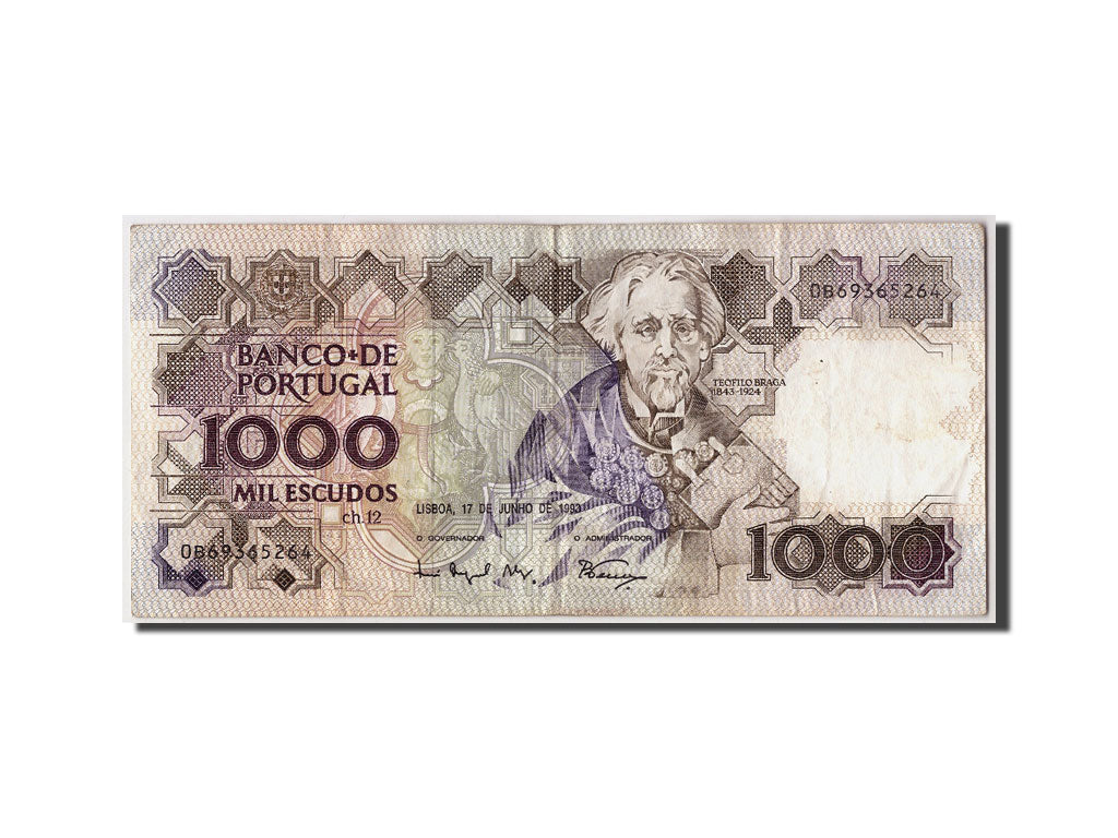 Banknote, Portugal, 1000 Escudos, 1993, 1993-06-17, EF(40-45)