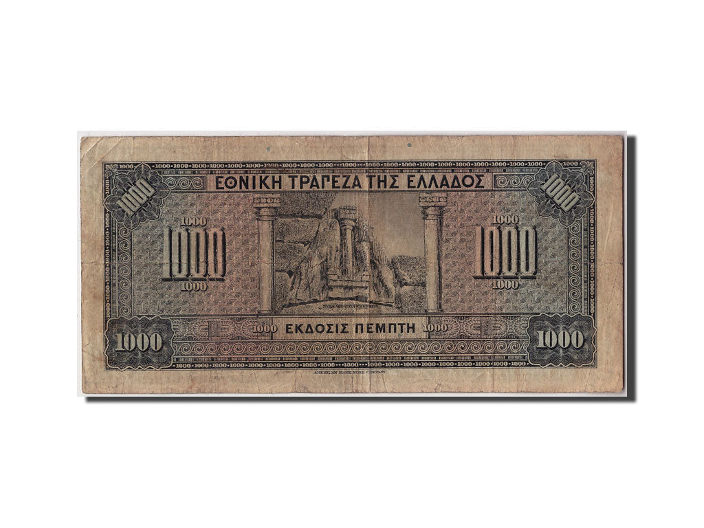 Banconote, Grecia, 1000 Drachmai, 1926, 1926-11-04, MB