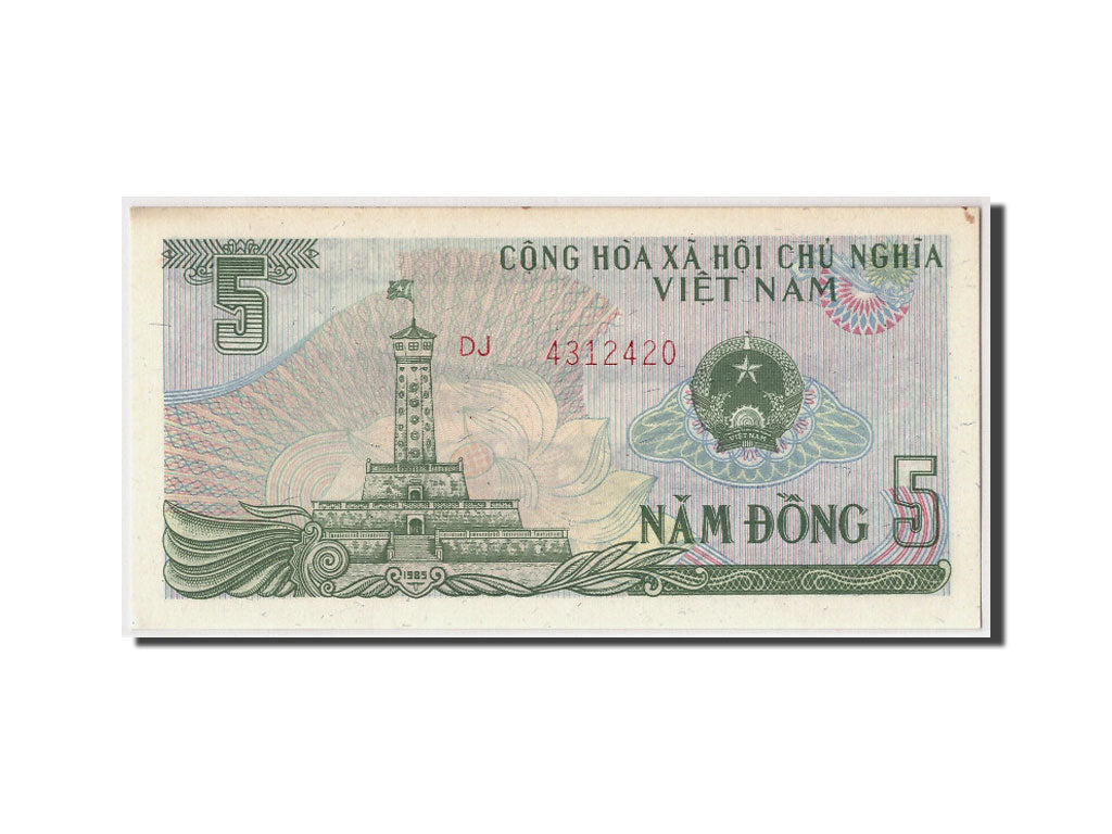 Geldschein, Viet Nam, 5 D<ox>ng, 1985, VZ+
