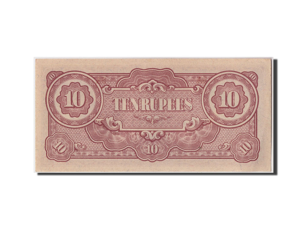 Banconote, Birmania, 10 Rupees, FDS