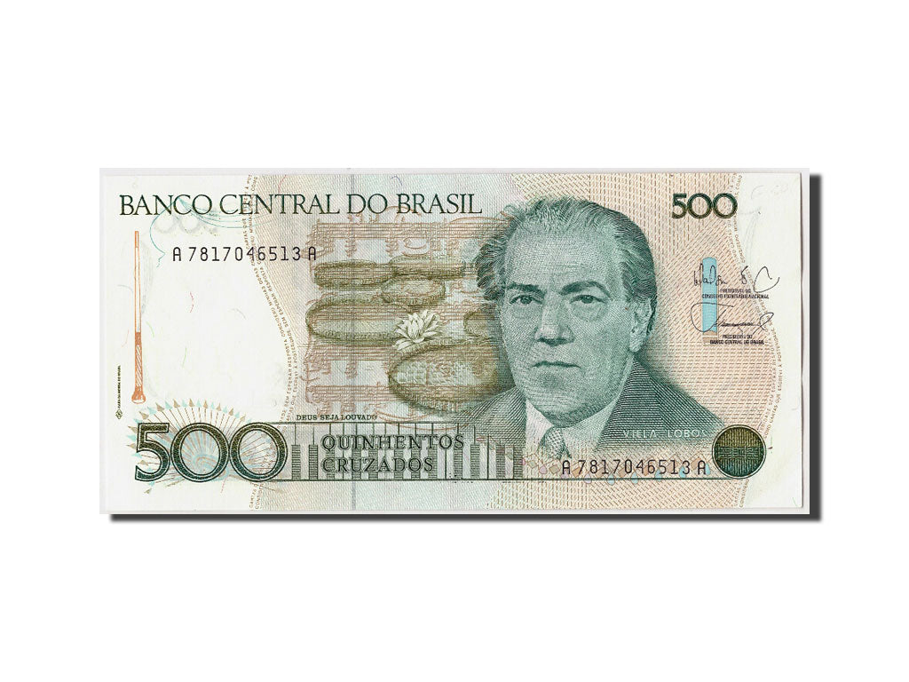 Billete, 500 Cruzados, Brasil, EBC