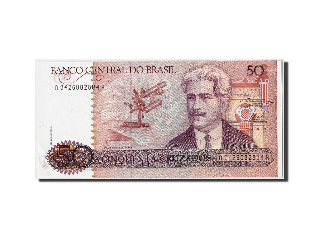 Banknote, Brazil, 50 Cruzados, UNC(60-62)