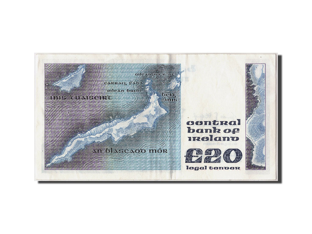 Banknote, Ireland - Republic, 20 Pounds, 1985, 1985-08-26, AU(50-53)